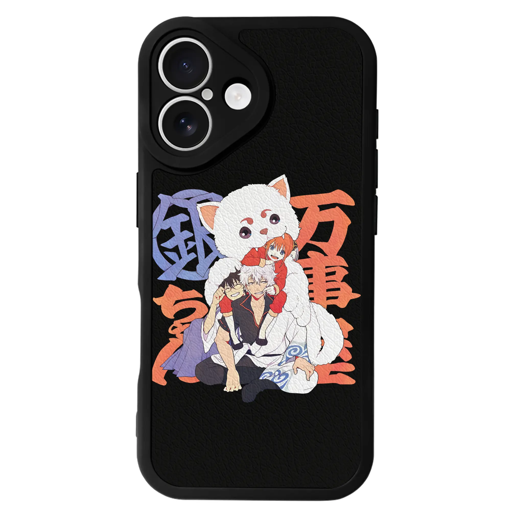 銀魂 グッズ 神楽 - IPhone 16シリーズ対応 ・ シリコンスマホケース ・ レザー調 ・ 高精度フィット ・ 耐衝撃 ・ ワイヤレス充電対応 ・ 精密カット